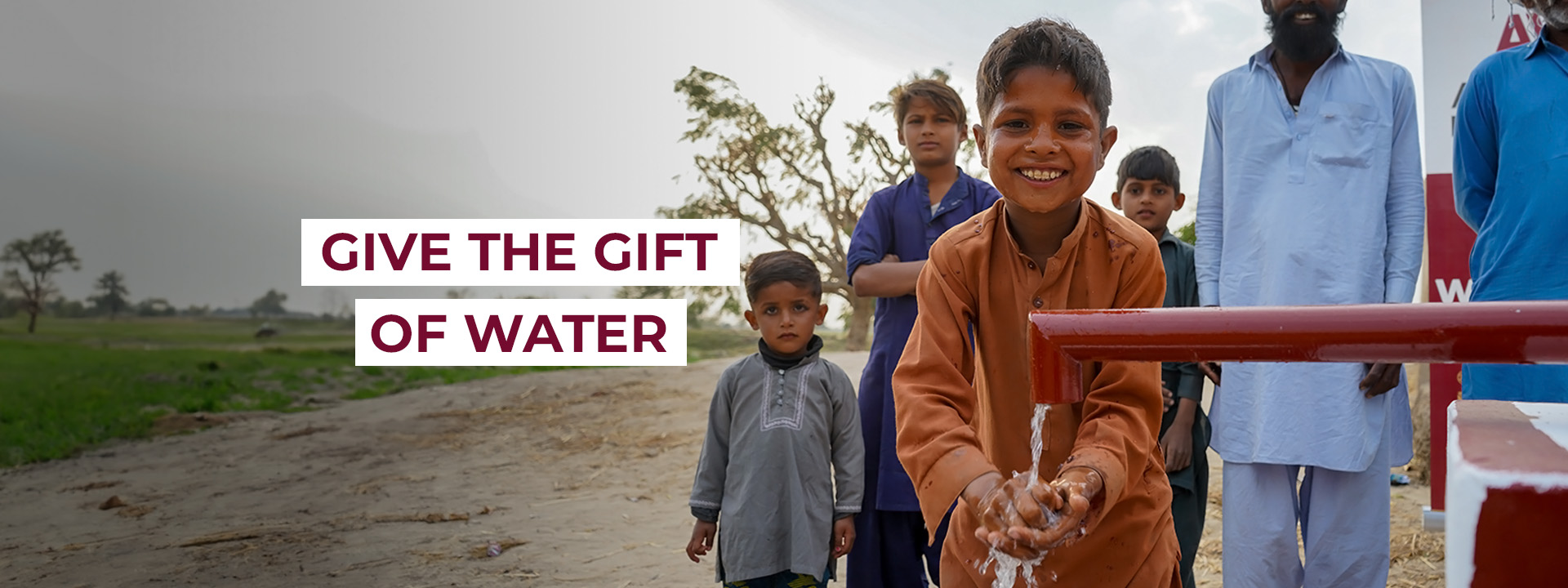 Website banner water